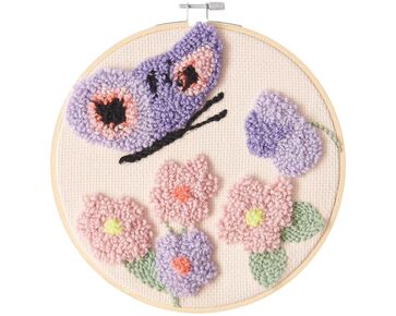 Punch Needle Kit Vlinder - Rico Design | hobbygigant.nl