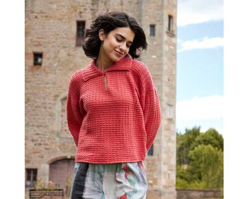 Dames polotrui breien - Lang Yarns Bliss breipakket | hobbygigant.nl