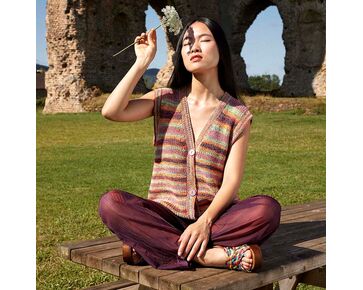 Gilet spencer True North breien - Lang Yarns breipakket | hobbygigant.nl