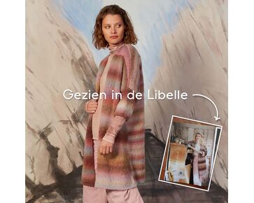 Damesvest Nina breien - Lang Yarns Orion breipakket | Libelle breipakket | hobbyigant.nl