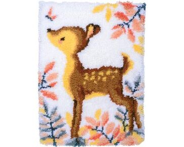 Vloerkleed hertje knopen - Vervaco smyna pakket | hobbygigant.nlVloerkleed hertje knopen - Vervaco smyna pakket | hobbygigant.nl