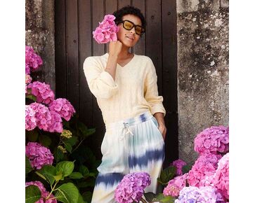 Damestrui Bloom breien - Lang Yarns Bliss breipakket | hobbygigant.nl