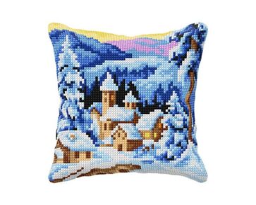 Dorpje borduurkussen - Orchidea borduurpakket | hobbygigant.nl