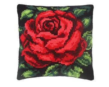 Borduurkussen Roos - Orchidea borduurpakket | hobbygigant.nl