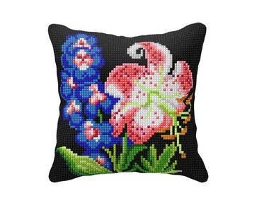 Bloemen borduurkussen - Orchidea borduurpakket | hobbygigant.nl