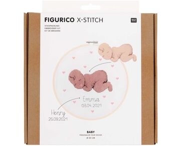 Borduurpakket Figurico Baby - Rico Design | hobbygigant.nl