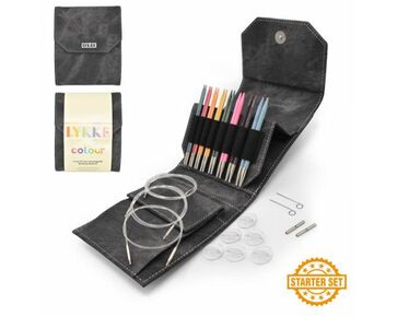 Lykke colour verwisselbare rondbreinaalden grijs starter set 5'' | hobbygigant.nl
