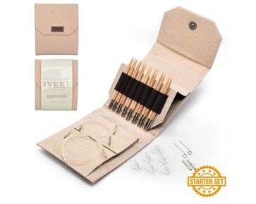 Lykke naturale verwisselbare rondbreinaalden starter set 5'' | hobbygigant.nl