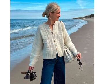 Damesvest Esther jacket breien - PetiteKnit breipakket