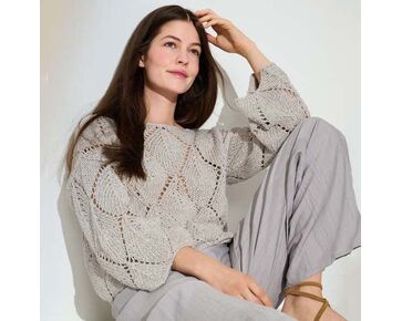 Damestrui met wiebrpatroon breien - Lana Grossa breipatroon | hobbygigant.nlDamestrui met wiebrpatroon breien - Lana Grossa breipatroon | hobbygigant.nl