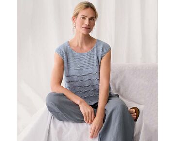 Zomer shirt breien - Lana Gorssa Cotton Wool breipakket | hobbygigant.nl