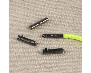 Metalen veterklemmen donkergrijs - Mediac | hobbygigant.nl