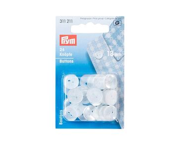 Polyester basic knopen 24 stuks 13 mm - Prym  | hobbygigant.nl