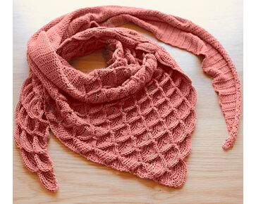 Woestijnbloem sjaal haken - à la Sascha haakpakket | hobbygigant.nl