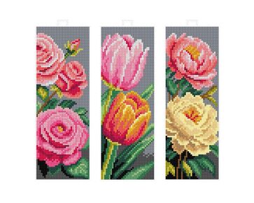 Boekenleggers bloemen - Orchidea borduurpakket | hobbygigant.nl