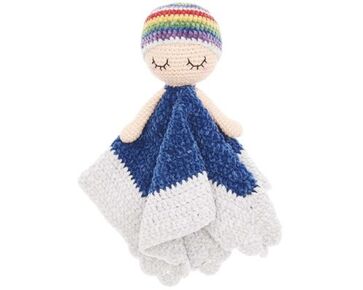 Knuffeldoekje regenboog haken - Ricorumi haakpakket | hobbygigant.nl