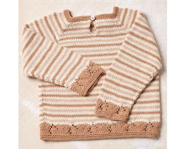 Babytruitje Kaia breien - Lang Yarns breipakket | hobbygigant.nl