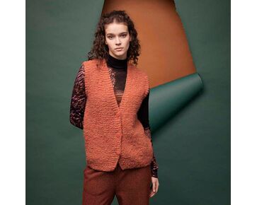 Gilet vest Fran breien - Lang Yarns breipakket | hobbygigant.nl