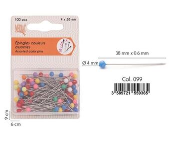 Spelden met gekleurde kop - Mediac | hobbygigant.nl