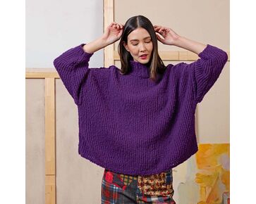 Damestrui Lisette breien - Lang Yarns Phoenix breipakket