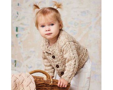 Kindervestje Siv breien - Lang Yarns breipakket