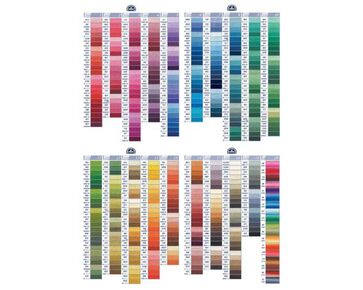 Kleurenkaart borduurgaren -  DMC - Anchor - Rico Design | hobbygigant.nl