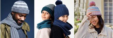 Mooie mutsen on=m zelf te breien | hobbygigant.nl