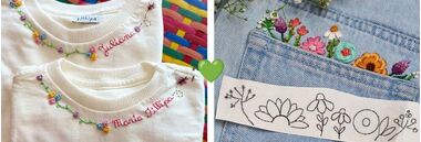 Vrij borduren op kleding en accessoires | Leren borduren | hobbyigant.nl