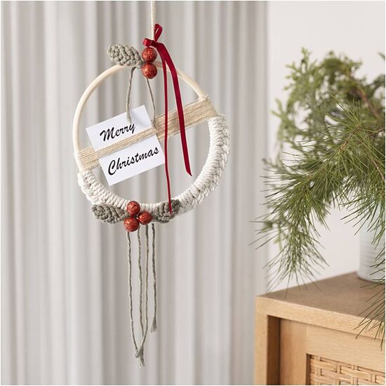 Macramé krans maken - Hobbyset Creative Company | hobbygigant.nl
