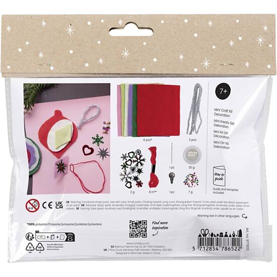 Kerstdecoraties maken - mini hobbyset Creative Company