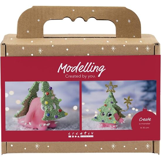 Kerstbomen boetseren - mini hobbyset Creative Company | hobbygigant.nl