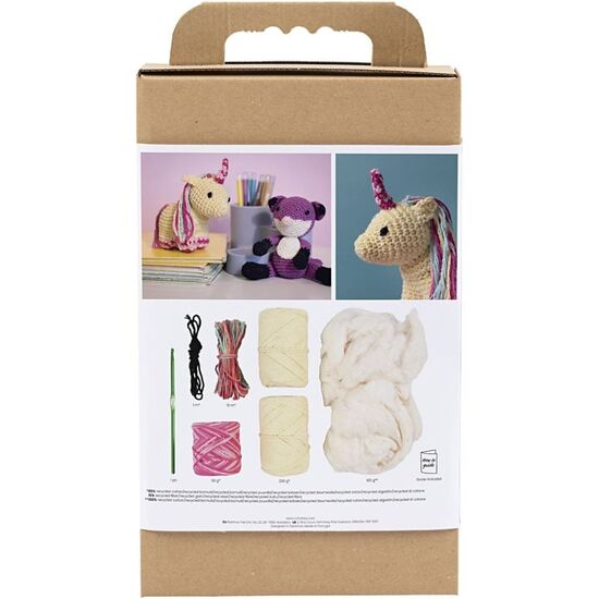 Amigurumi eenhoorn haken - haakpakket Creative Company | hobbygigant.nl
