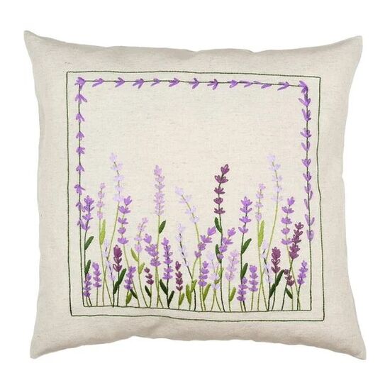 Lavendel veld borduurkussen - Vervaco borduurpakket | hobbygigant.nl