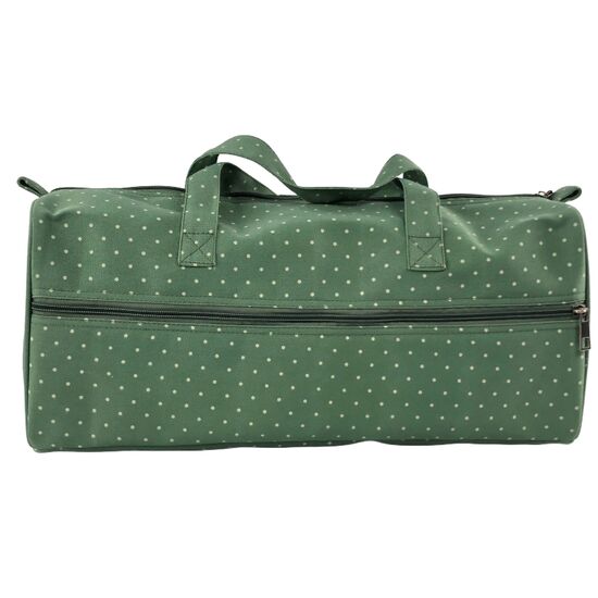 Stoffen breitas of haaktas groen met kleine stippen | hobbygigant.nl