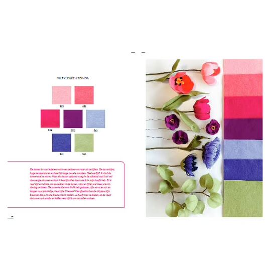 Viltbloemen voor elk seizoen - Forte Creatief haakboek | hobbygigant.nl