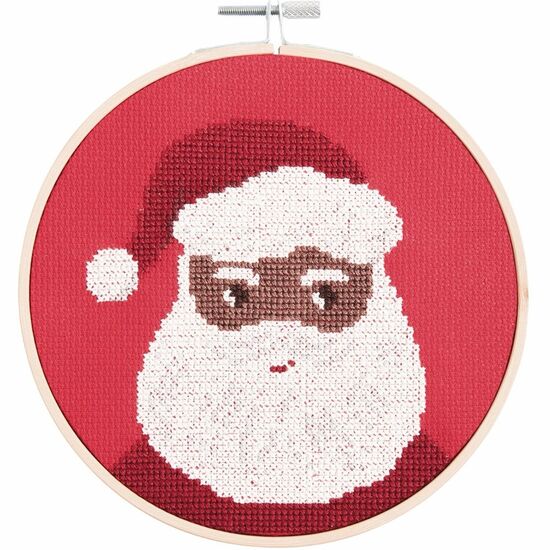 Kerstman portret borduren - Rico Design borduurpakket | hobbygigant.nl Kerstman portret borduren - Rico Design borduurpakket | hobbygigant.nl