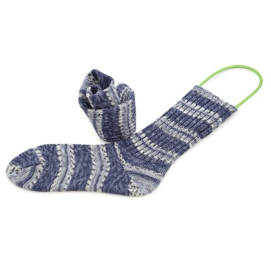 Merino sokken - ONline - Gestreept Donkerblauw | HobbyGigant