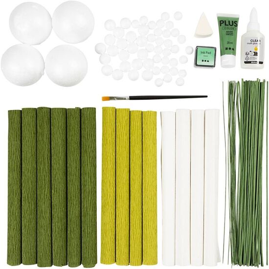 Bloemenboeket maken van crêpepapier - hobbyset Creativ Company | hobbygigant.nl Bloemenboeket maken van crêpepapier - hobbyset Creativ Company | hobbygigant.nl