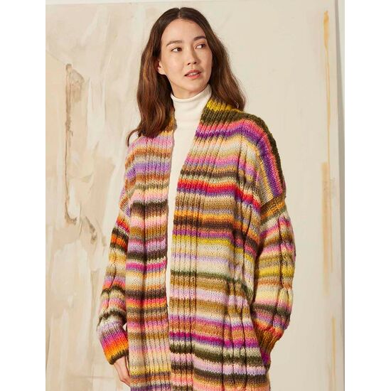 Lang damesvest met kabel breien - Lang Yarns breipakket | hobbygigant.nl