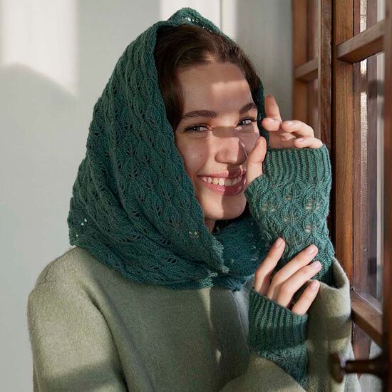 Kasjmier col Brittany breien - Lang Yarns breipakket | hobbygigant.nl