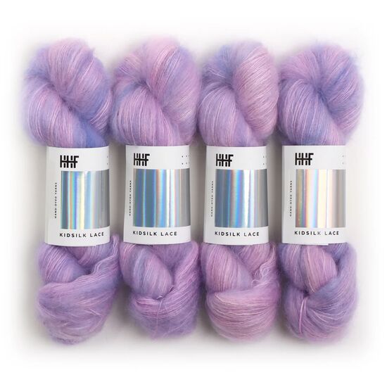 Hedgehock Fibres Kidsilk Lace - Lila | handgeverfd mohairgaren | hobbygigant.nl