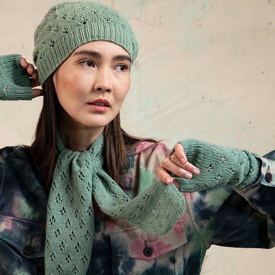 Kort cashmere damessjaaltje Olivia breien - Lang Yarns breipakket | hobbygigant.nl
