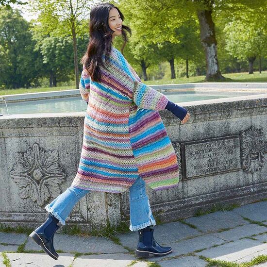 Lang gekleurd damesvest breien - Lang Yarns breipakket | hobbygigant.nl Lang gekleurd damesvest breien - Lang Yarns breipakket | hobbygigant.nl