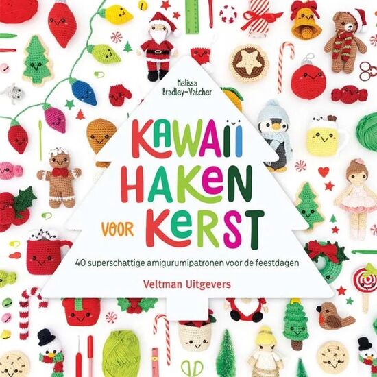 Kawaii haken voor kerst - Melissa Bradley Haakboek | hobbygigant.nl