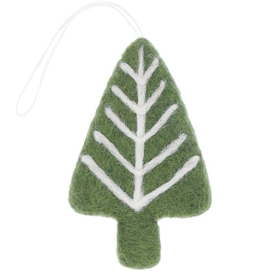Dennenboom hanger handgevilt - Rico Design | hobbygigant.nl