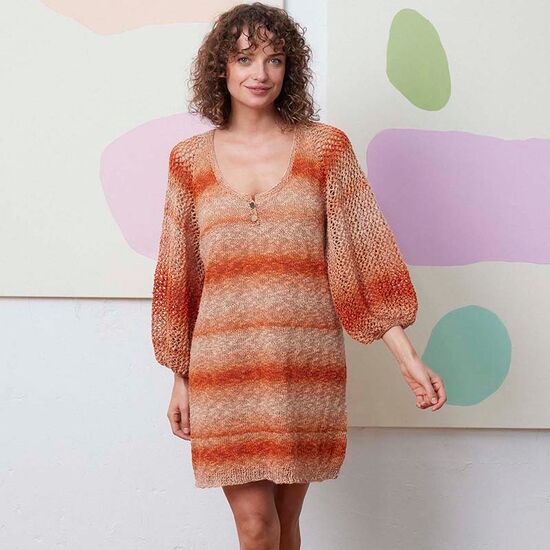 Zomerjurkje Alba breien - Lang Yarns breipakket | hobbygigant.nl