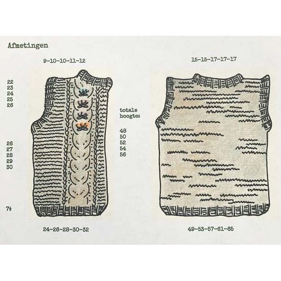 Hildegard vestje breien - Mooi van Draad garenpakket | hobbyigant.nl