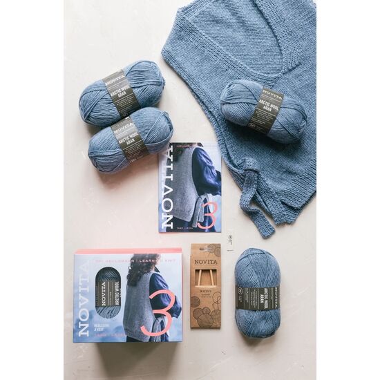 Learn to knit 3 - Novita breipakket | hobbygigant.nl
