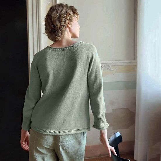 Katoenen damestrui Birgitta breien - Lang Yarns breipakket | hobbygigant.nl