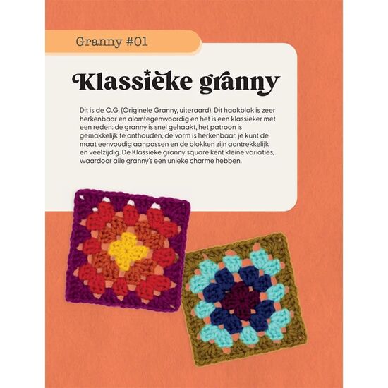 Granny haakpatronen - Julia Madill haakboek | hobbygigant.nl